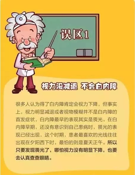 你對(duì)白內(nèi)障的誤解有多深？